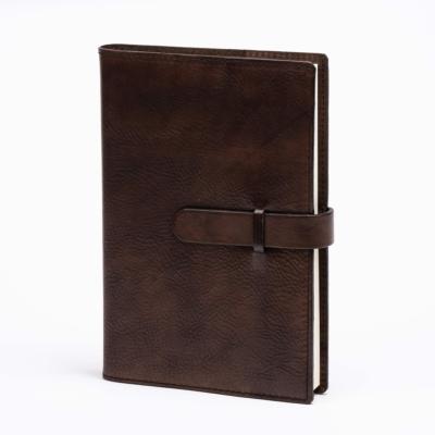 Carnet boucle marron