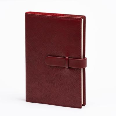 Carnet boucle bordeaux