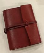 Carnet lacet bordeaux